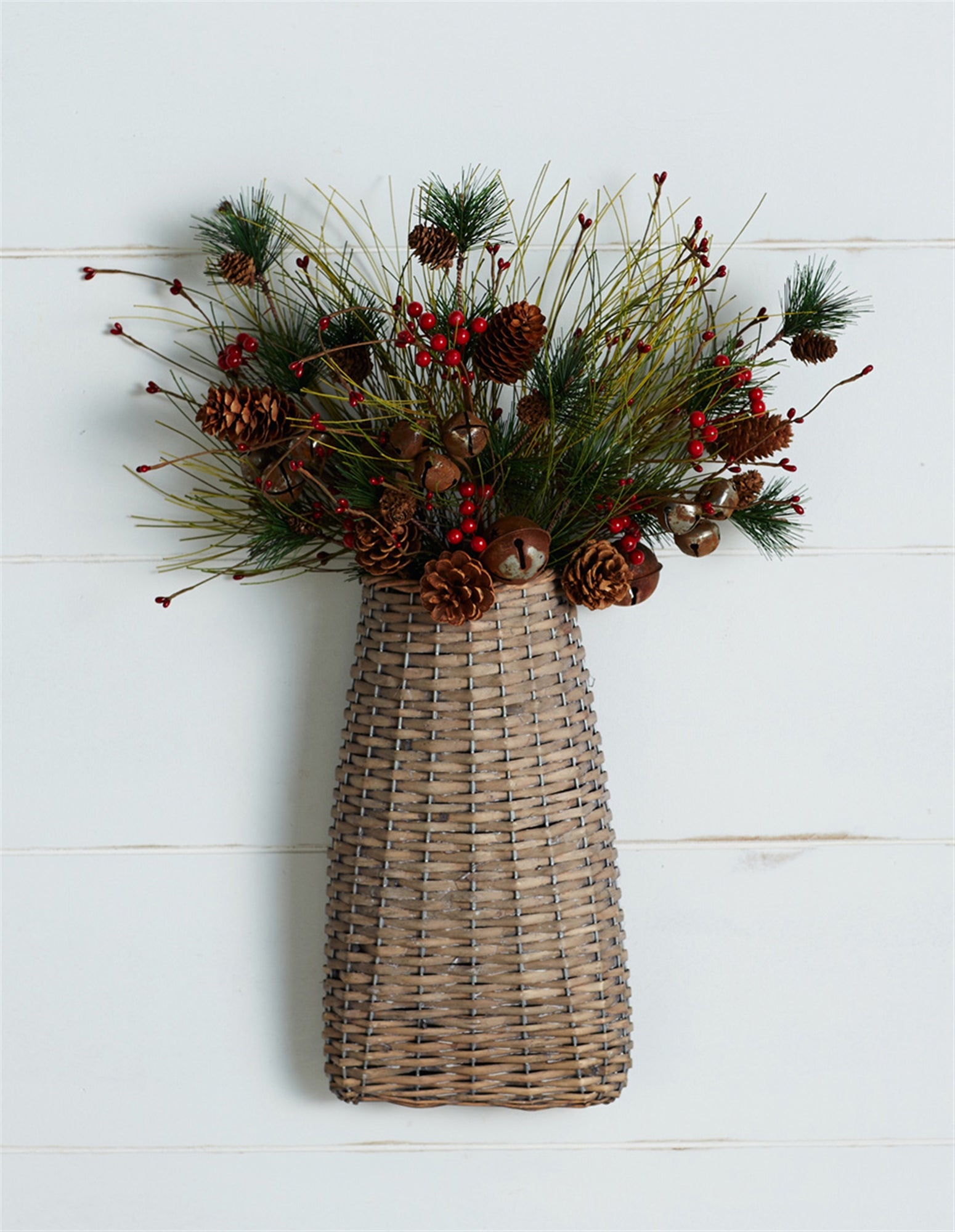 Wall Basket 17"H Willow