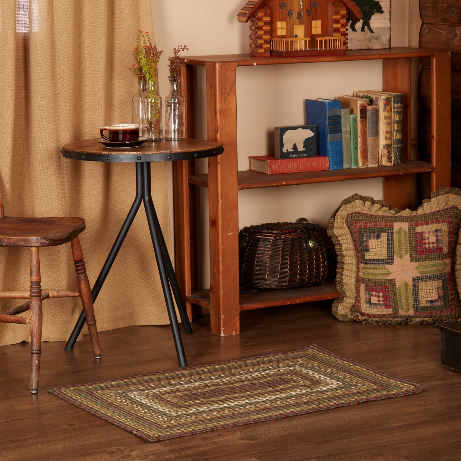 Tea Cabin Jute Rug Rect 24x36