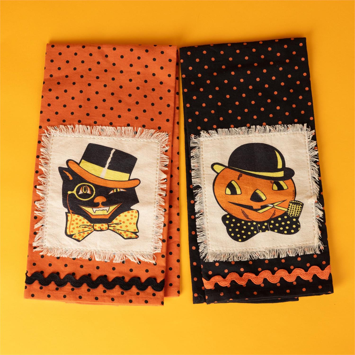 Tea Towels - Spooky Whimsy (Set Of 2)
