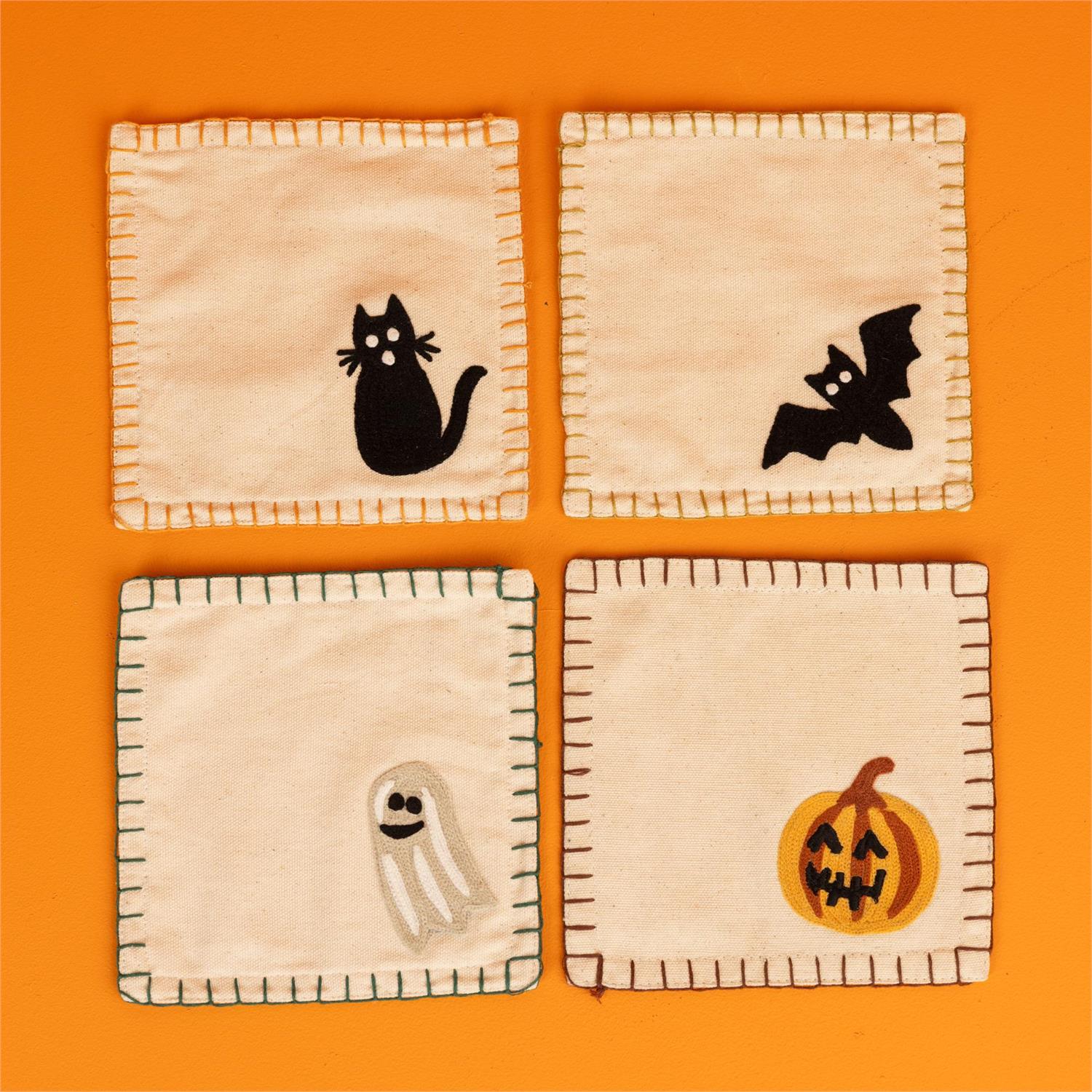 Cocktail Coasters -Spooktacular (Set of 4)