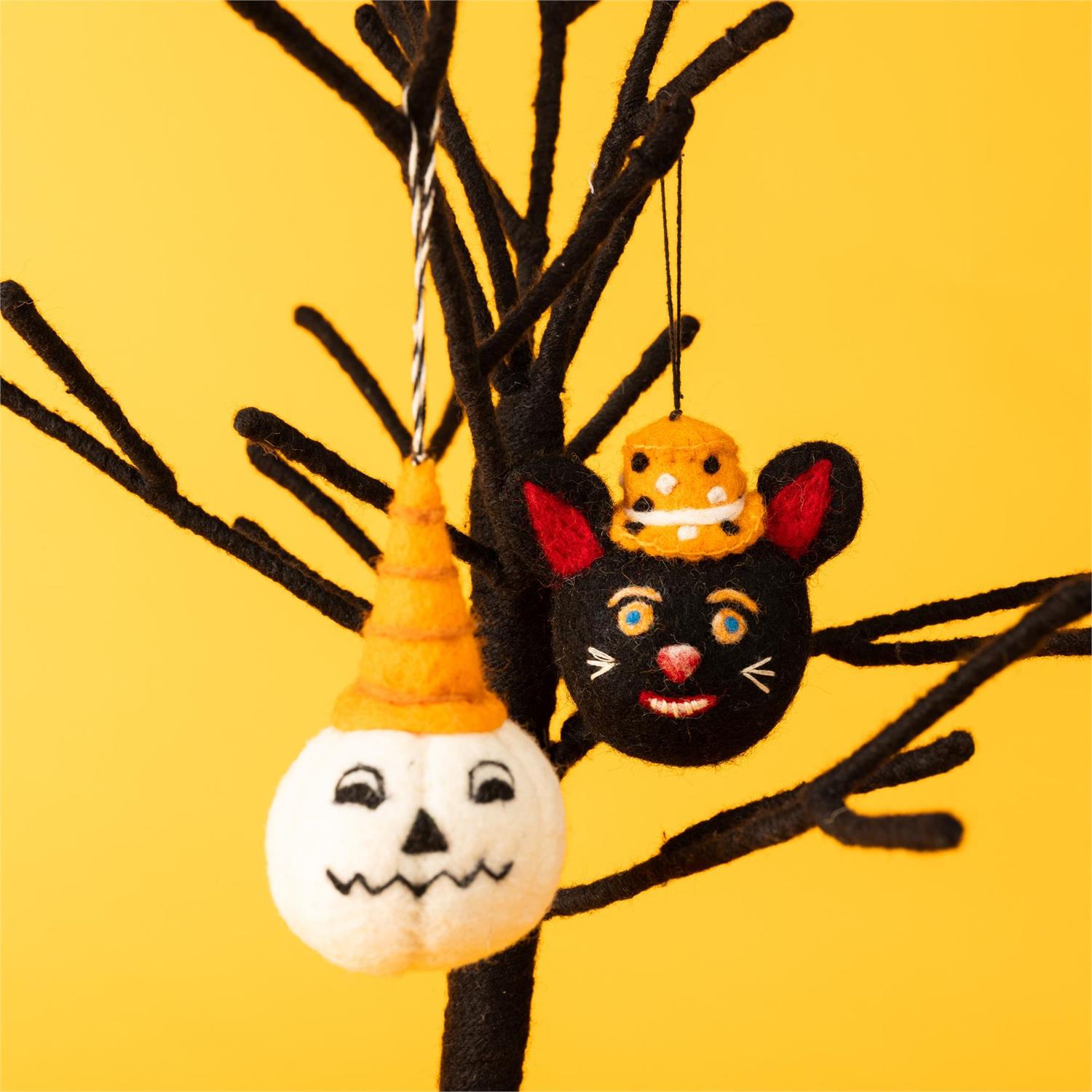 Ornaments - Felted Wool Spooky Sweeties (2 Styles)
