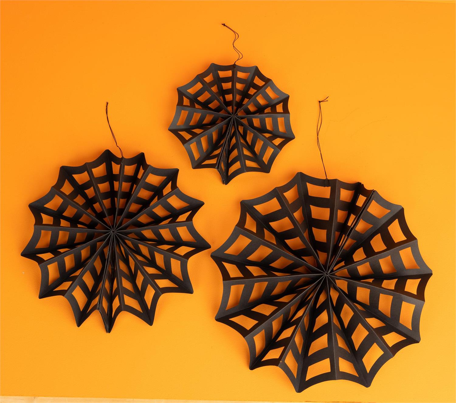 Creepy Fold-Out Spider Webs (Set of 3)