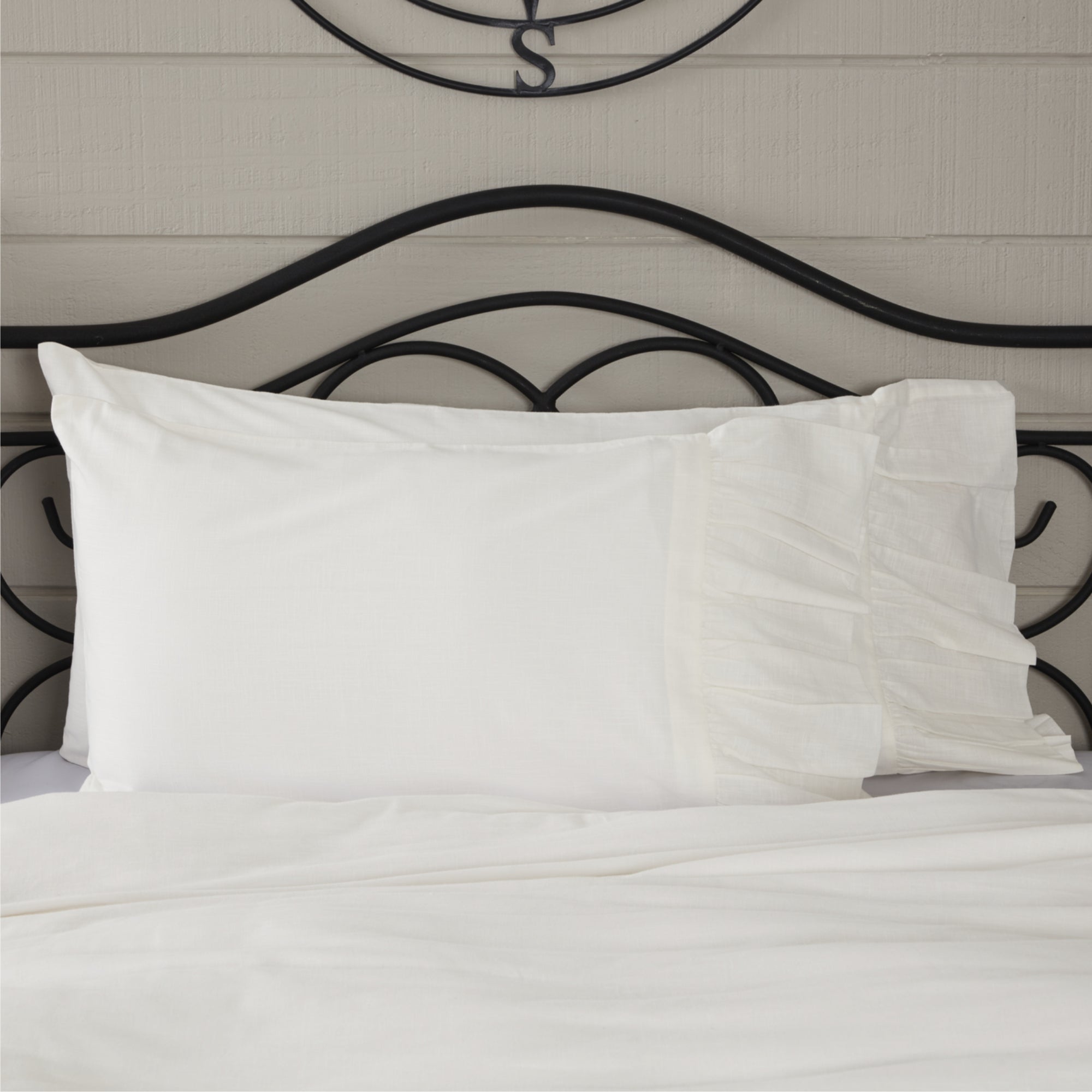 Elizabeth Ruffled King Sham Set of 2 +8