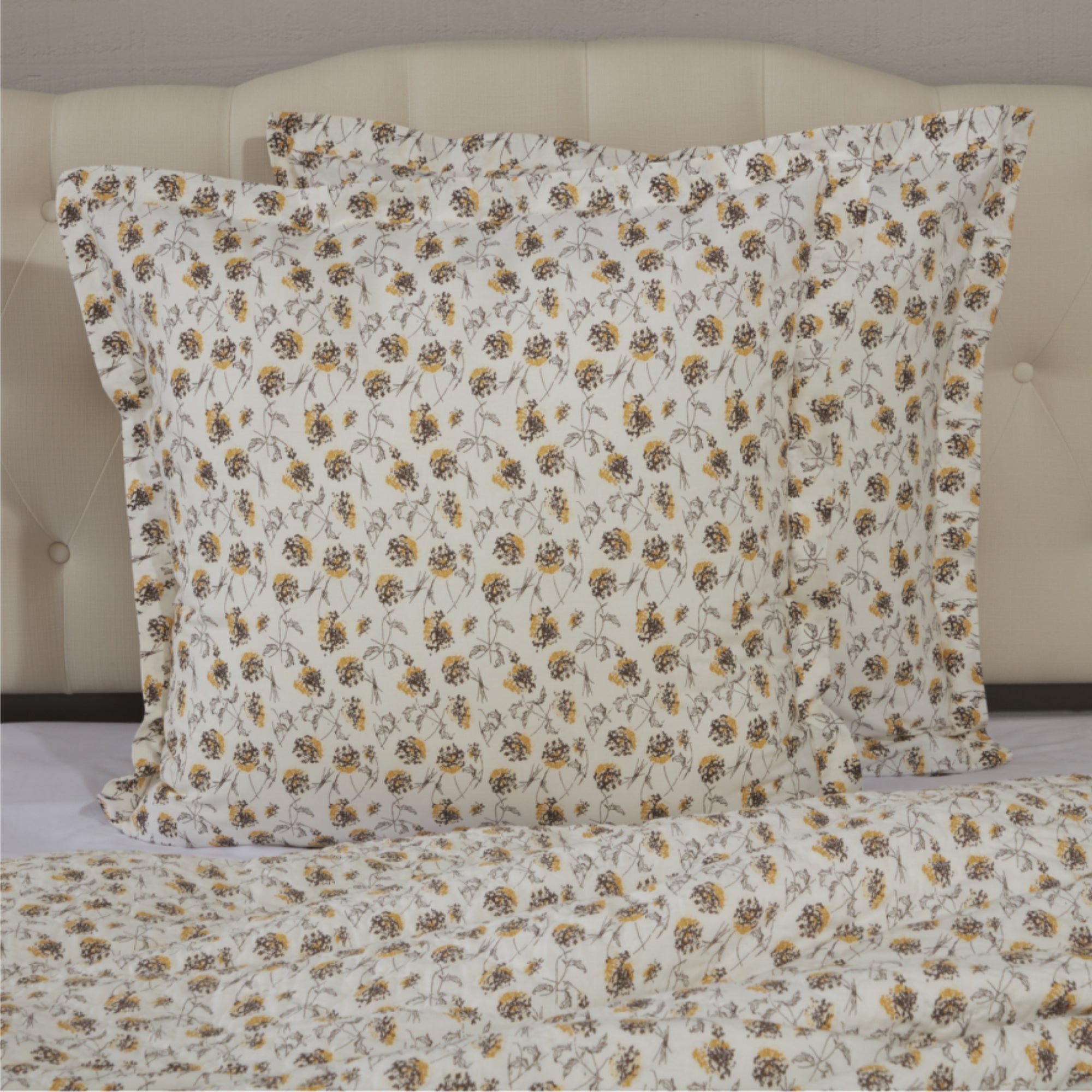 Morning Meadow Floral Fabric Euro Sham