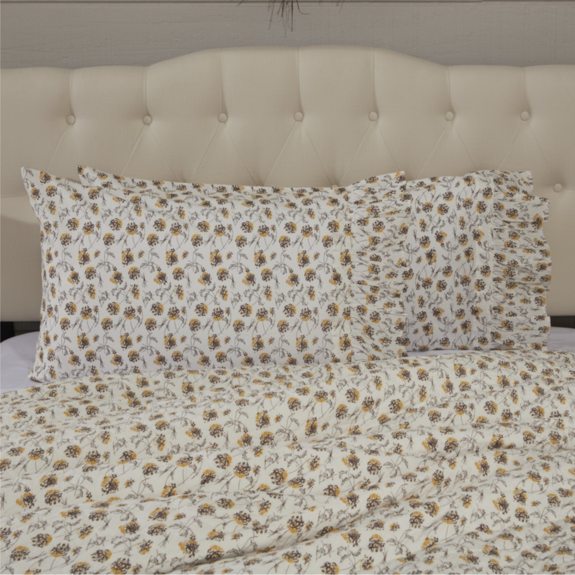 Morning Meadow Floral King Pillow Case Set of 2 +5