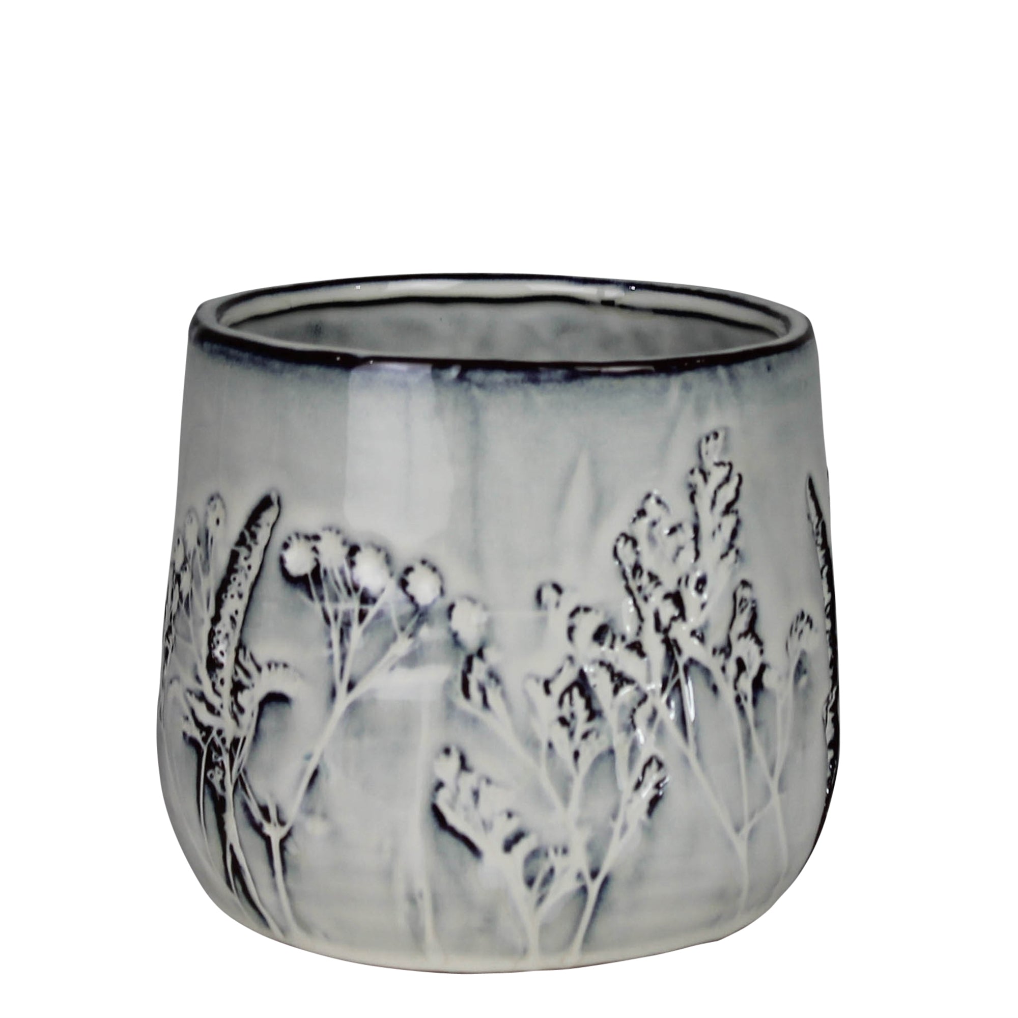 Wildflower Cachepot, Ceramic - 4”