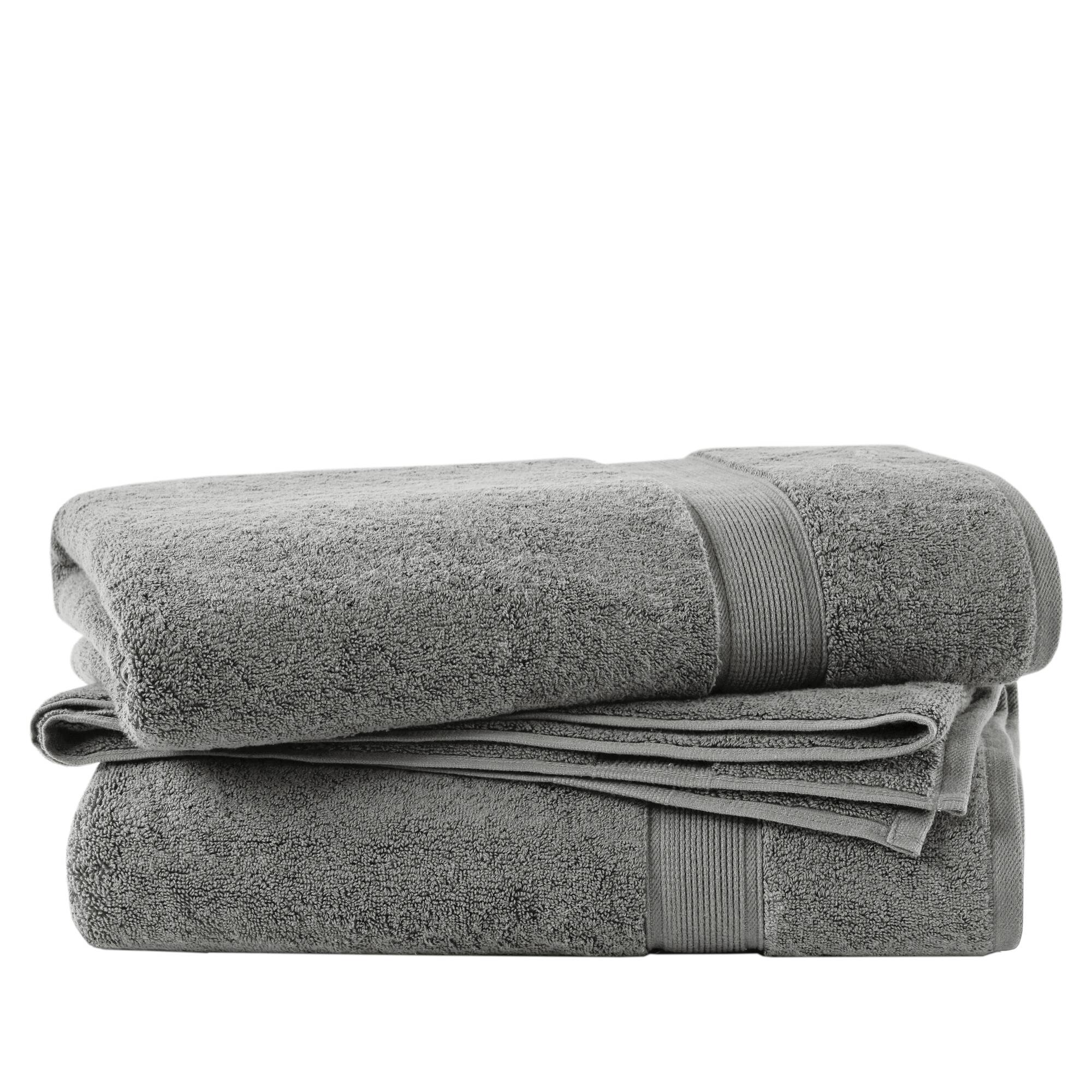 800gsm 100% Cotton Bath Sheet Antimicrobial 2 Piece Set