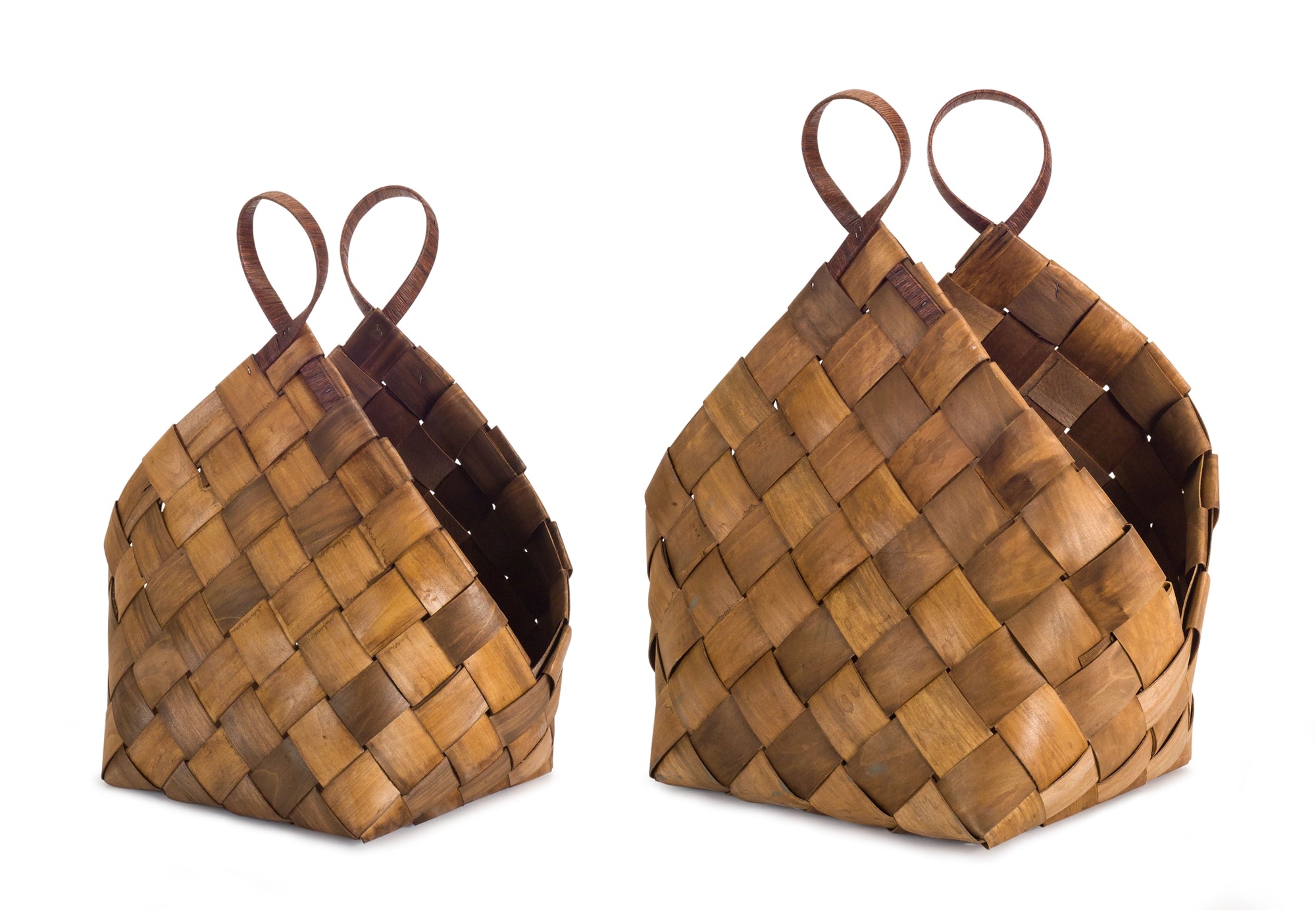 Basket (Set of 2) 14.5"L x 18"H, 18.25"L x 21"H Metasequoia