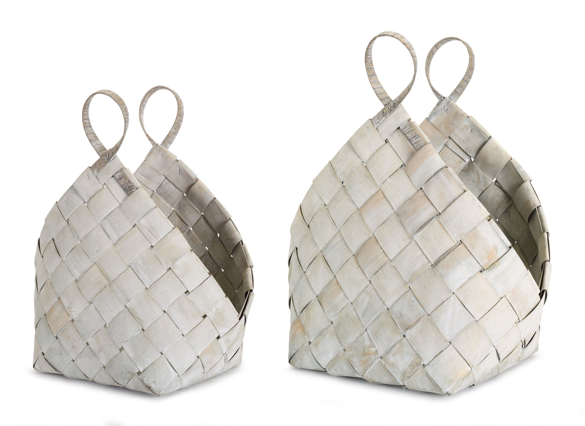 Basket (Set of 2) 14.5"L x 18"H, 18.25"L x 21"H Metasequoia