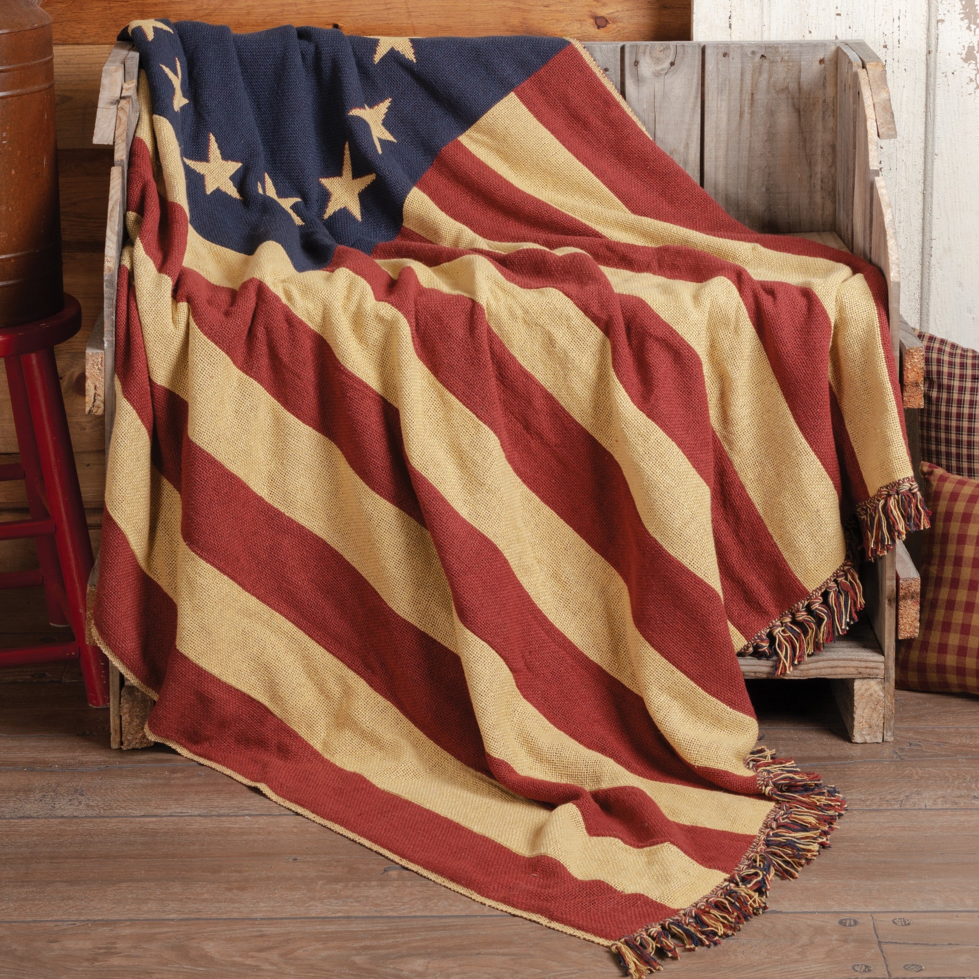 Old Glory Throw Woven