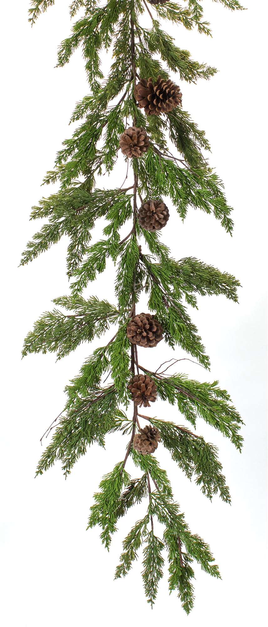 Pine and Cone Garland 6'L