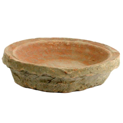 Rustic Terra Cotta Saucer 3.5 in - Antique Red (5610057629853)