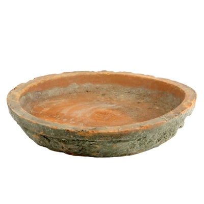 Rustic Terra Cotta Saucer 7.5 in - Antique Red (5610058252445)