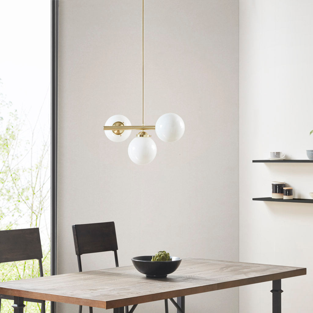 Aurelia 6-light Ombre Glass Globe Chandelier