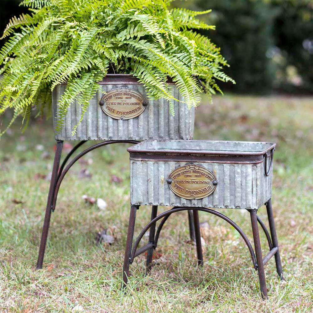 Poland Tubs with Stands (S/2)