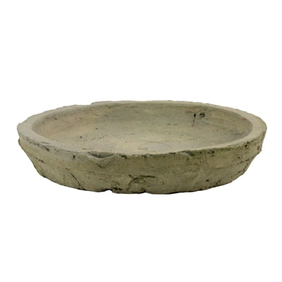 Rustic Terracotta Saucer 5.5 in - Moss Grey (5610056745117)