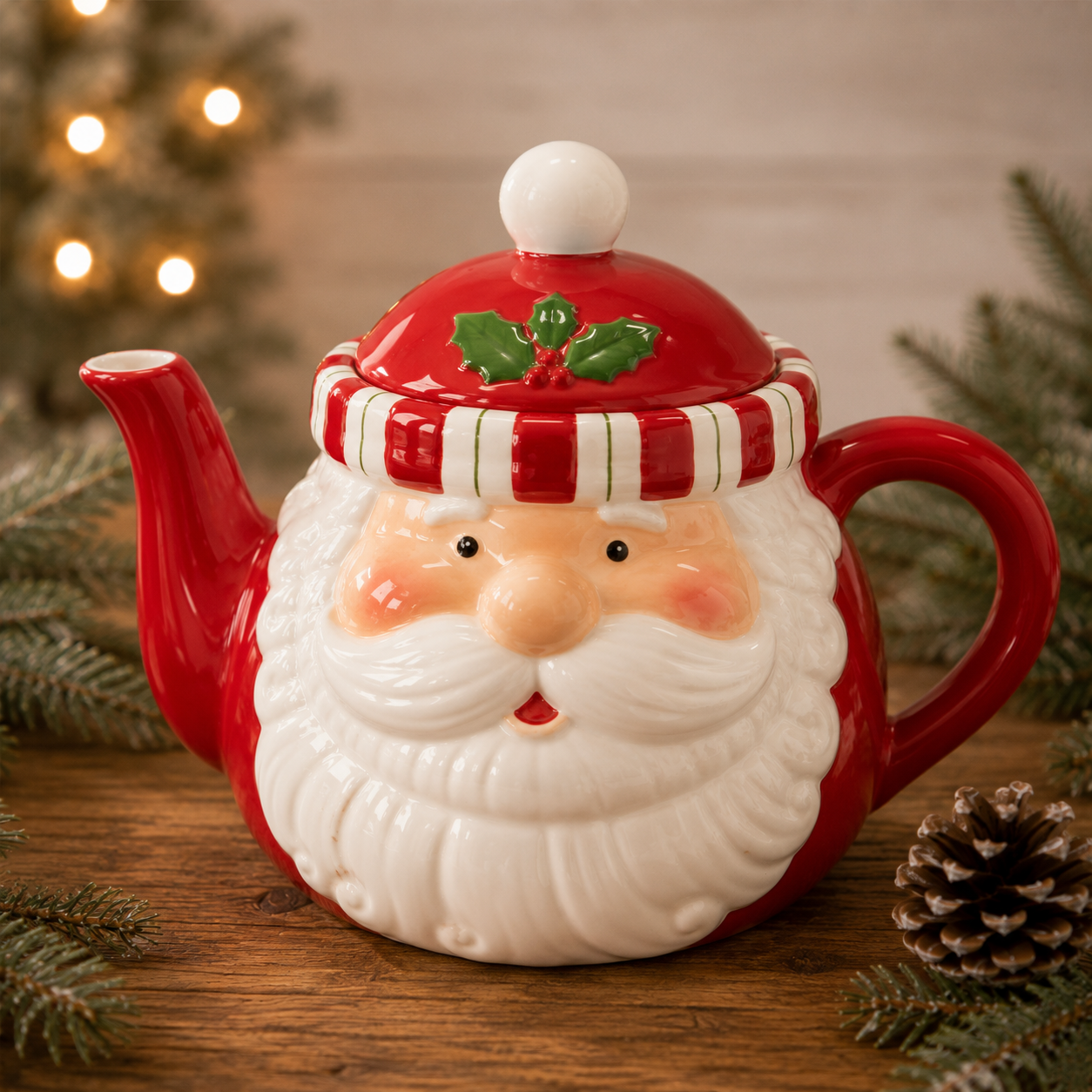 Jolly Santa Teapot