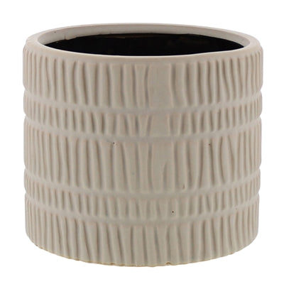 Moto Cachepot, Ceramic - Lrg - Matte White