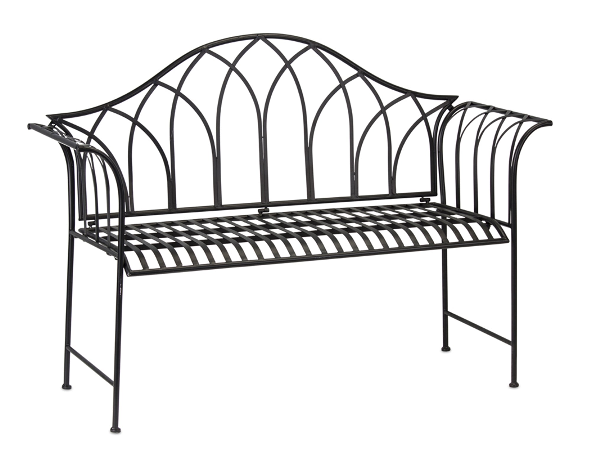 Garden Bench 51.5"L x 18.25"D x 36.25"H Iron