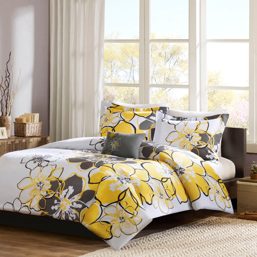 Allison Floral Duvet Cover Set
