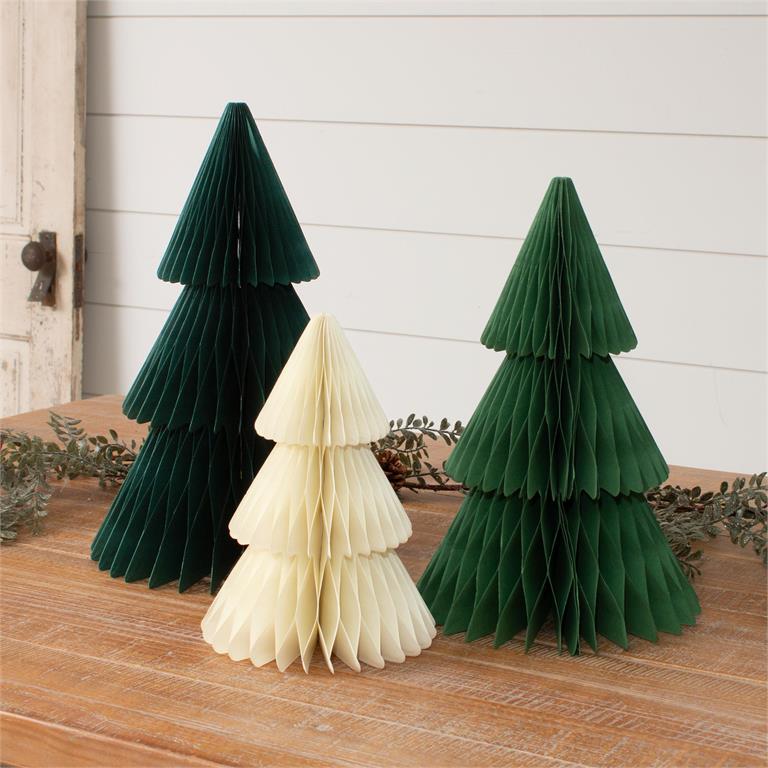 Honeycomb Christmas Trees (L)