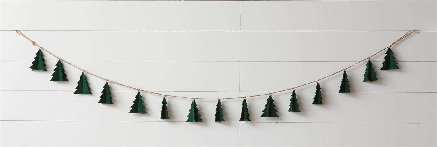 Garland - 3D Christmas Trees