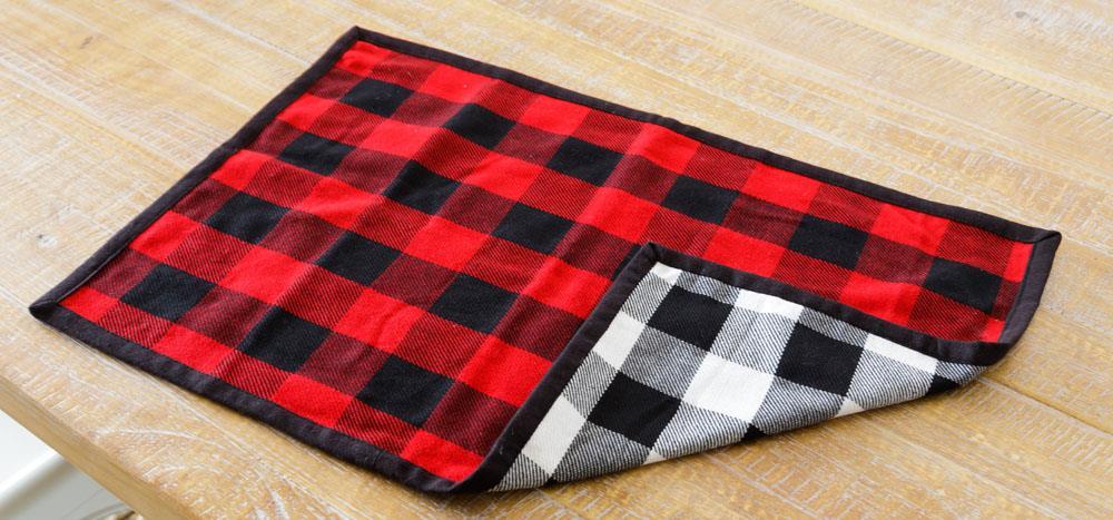 Placemat - Reversible Buffalo Plaid