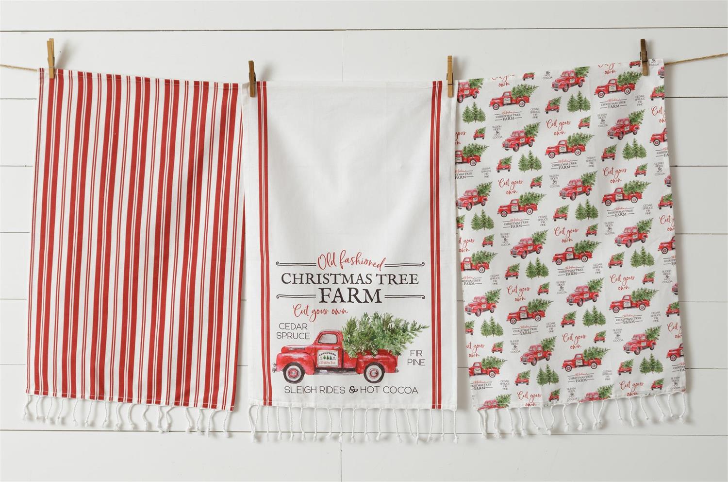 Tea Towels - Christmas Tree Farm