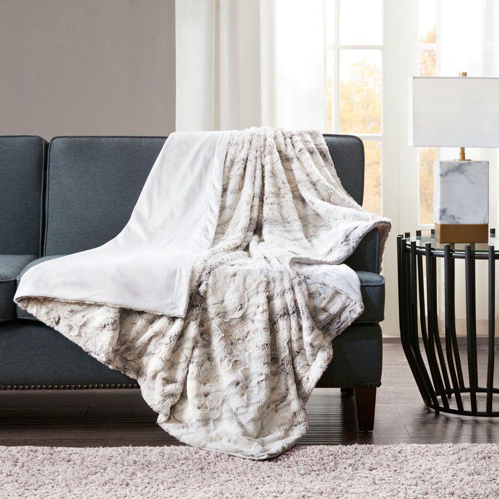 Sachi Oversized Faux Fur Throw