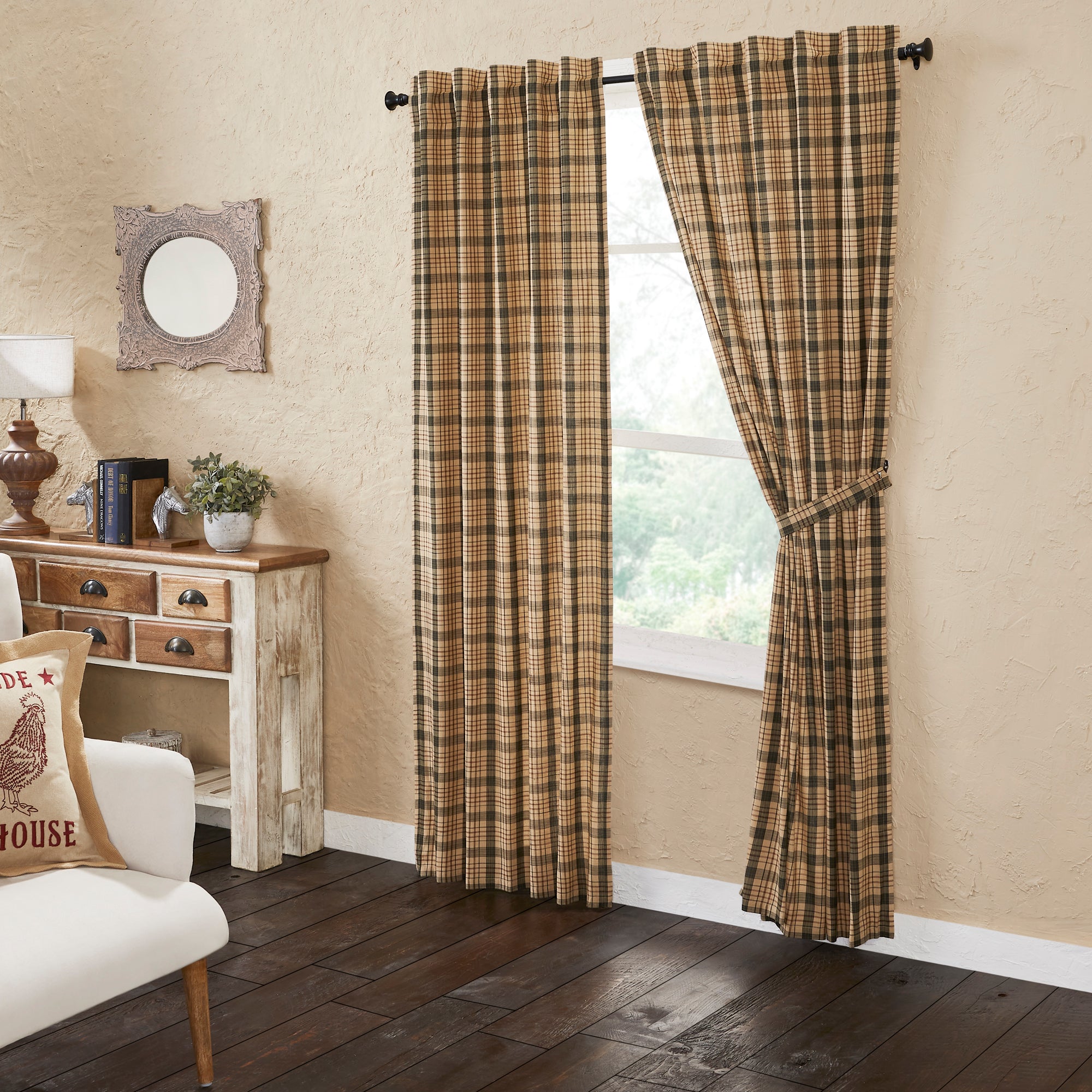 Cider Mill Plaid Panel Set of 2
