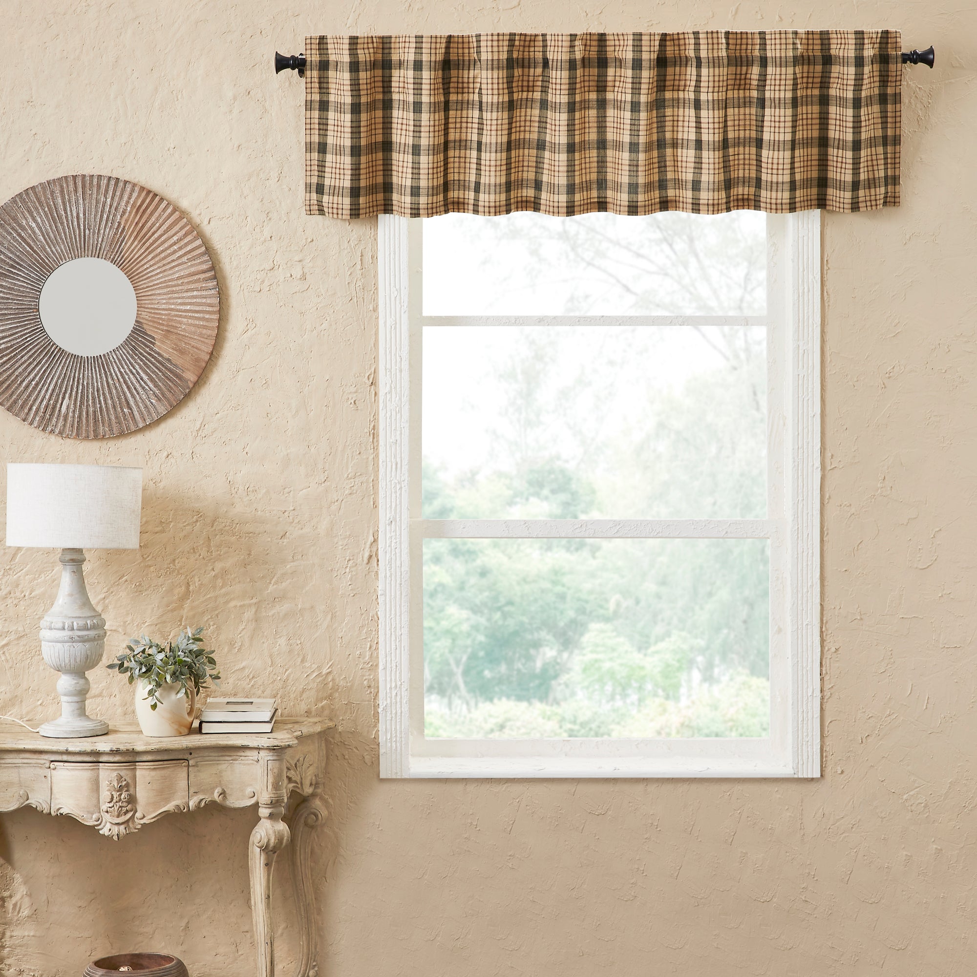 Cider Mill Plaid Valance 16x72