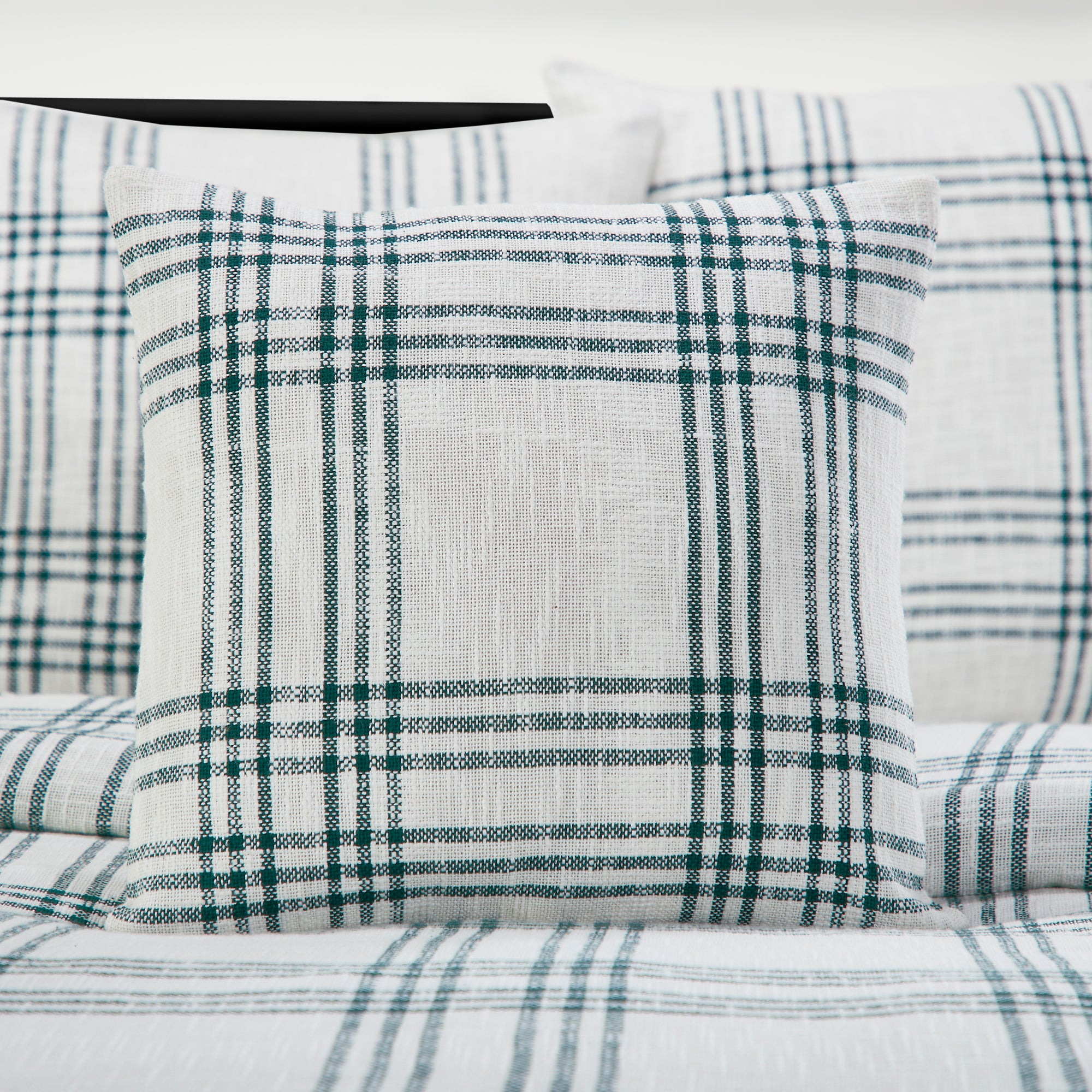 Pine Grove Plaid Fabric Pillow