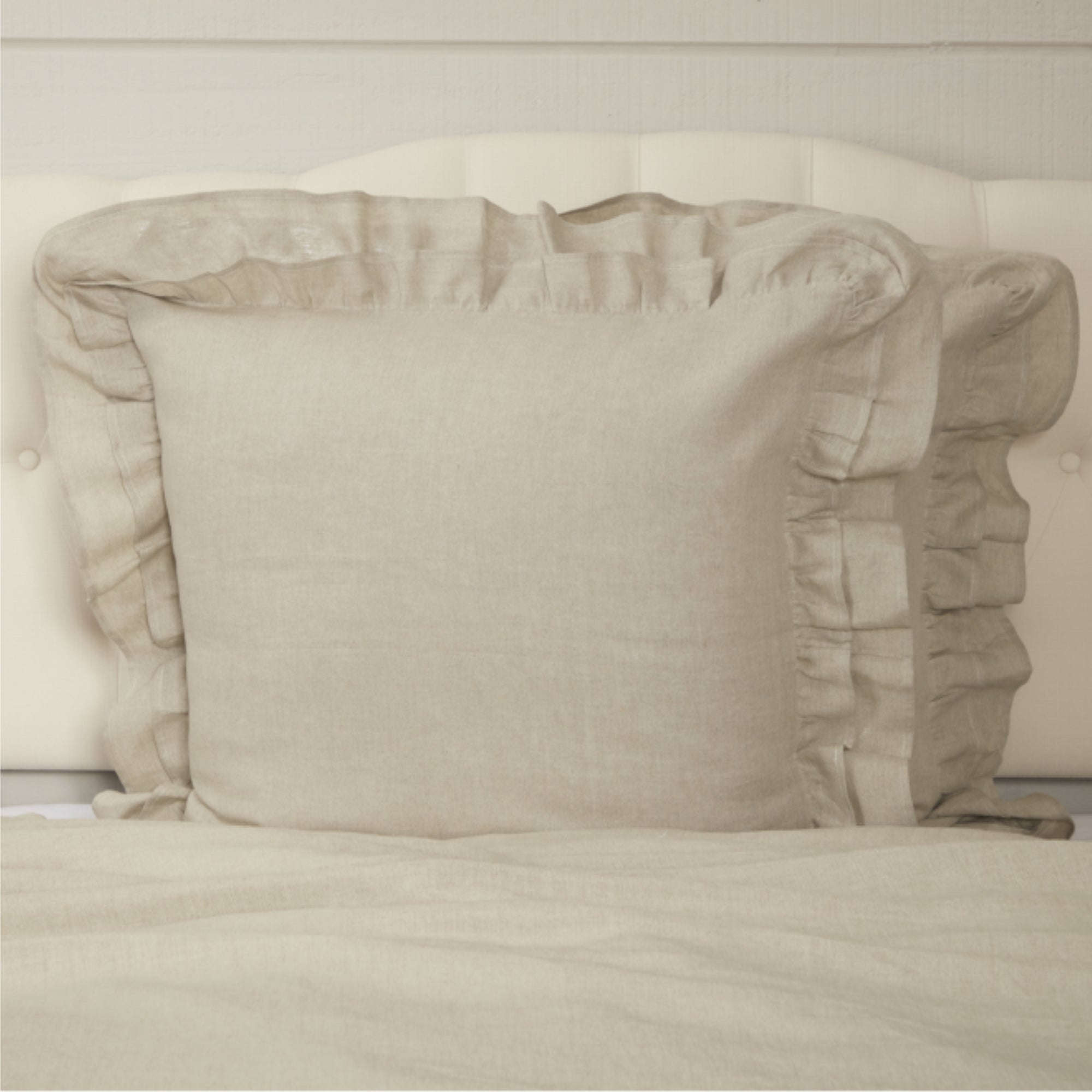 Provincial Linen Natural Euro Sham 26Lx26W