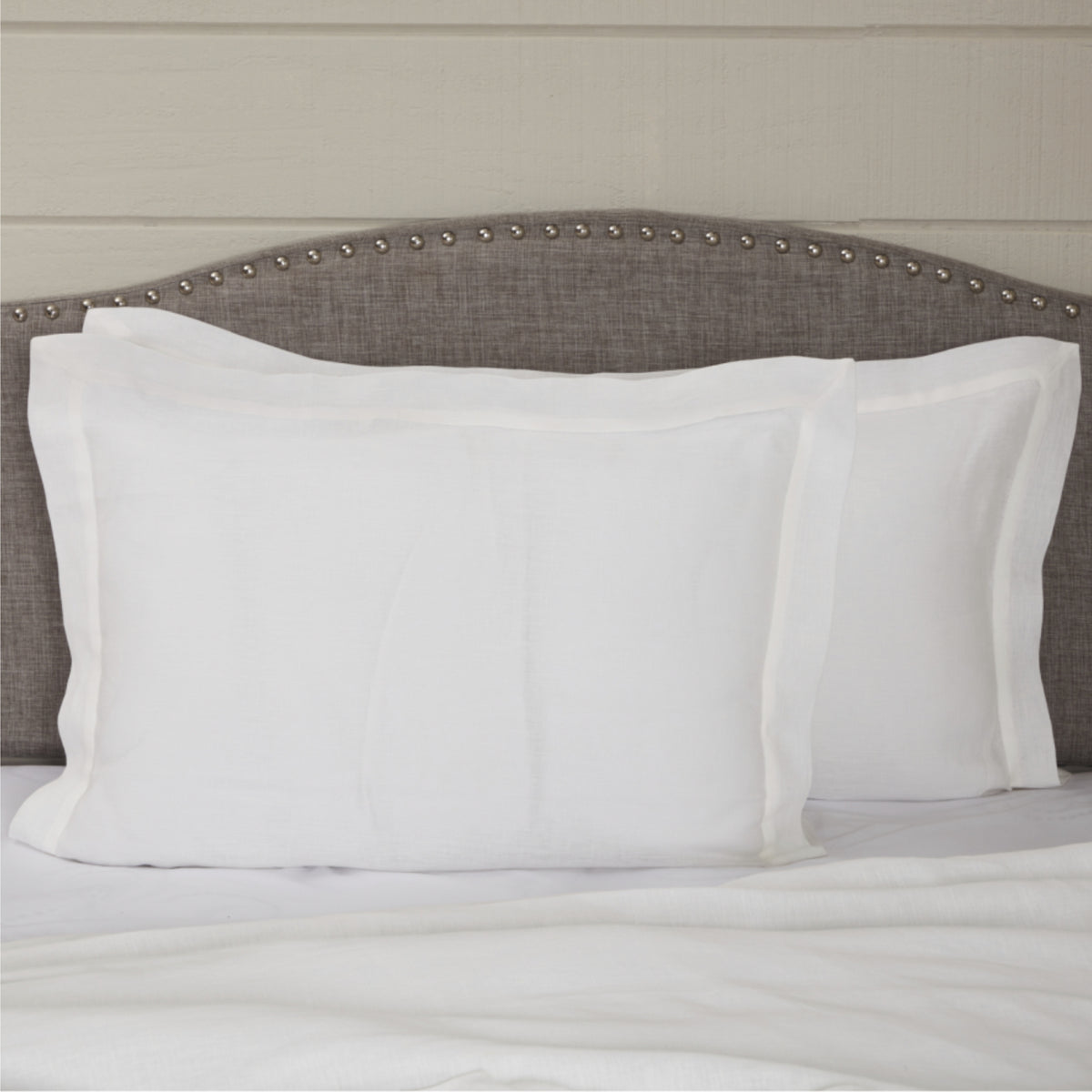 Provincial Linen White Standard Sham