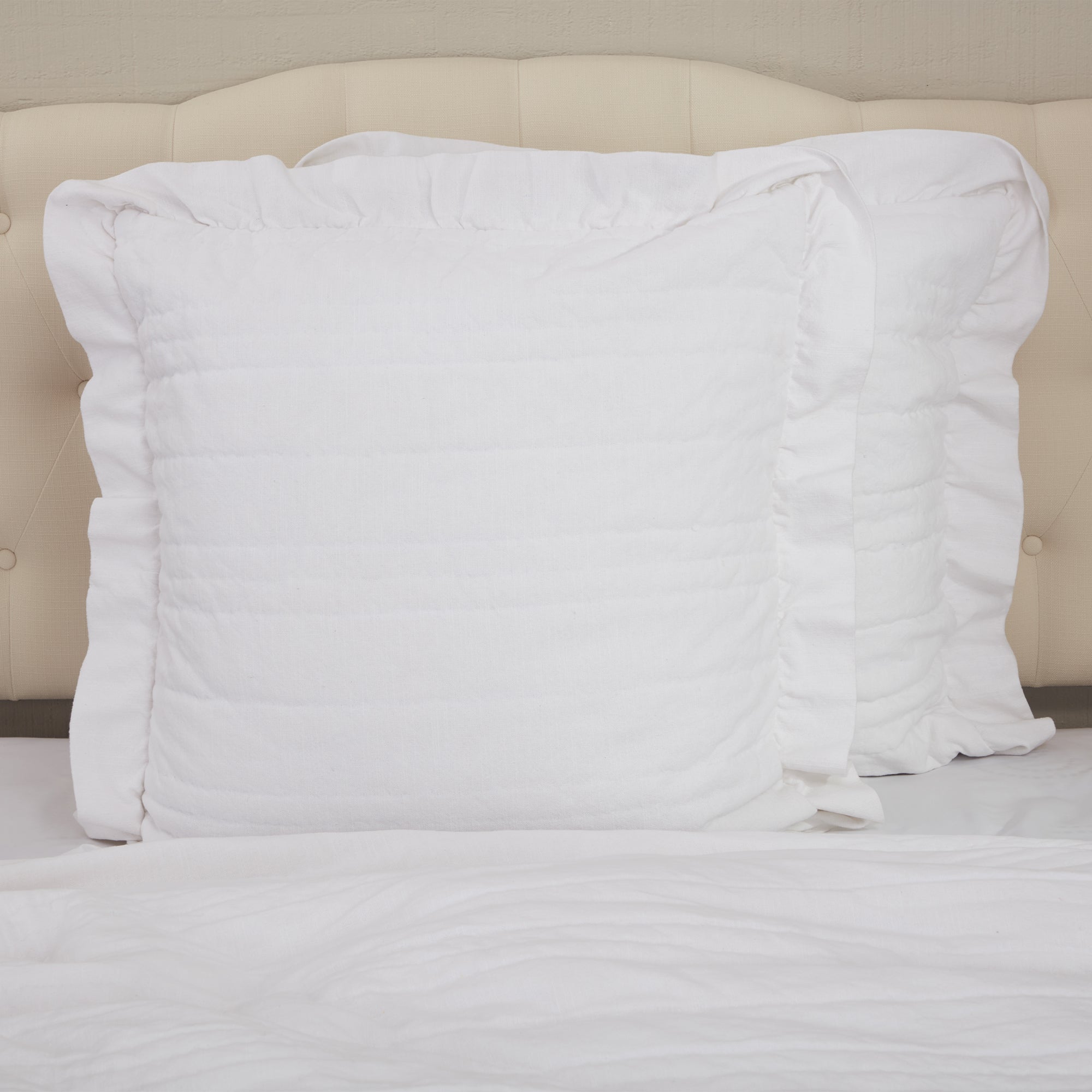 Serenity Quilted Euro Sham 26Lx26W