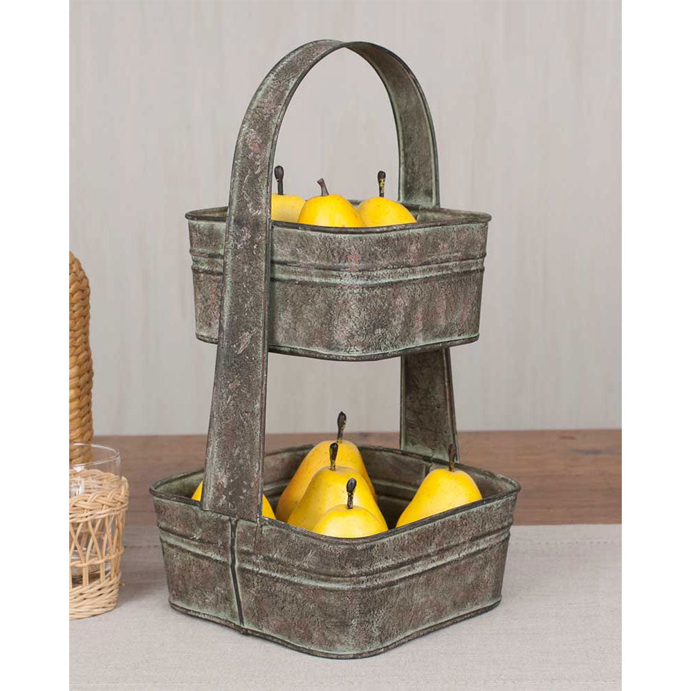 Two-Tier Square Tote