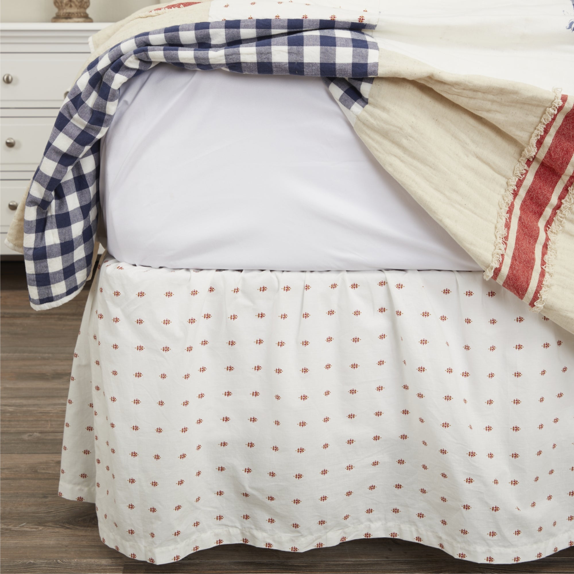 Abigail California King Bed Skirt 84Lx72Wx16