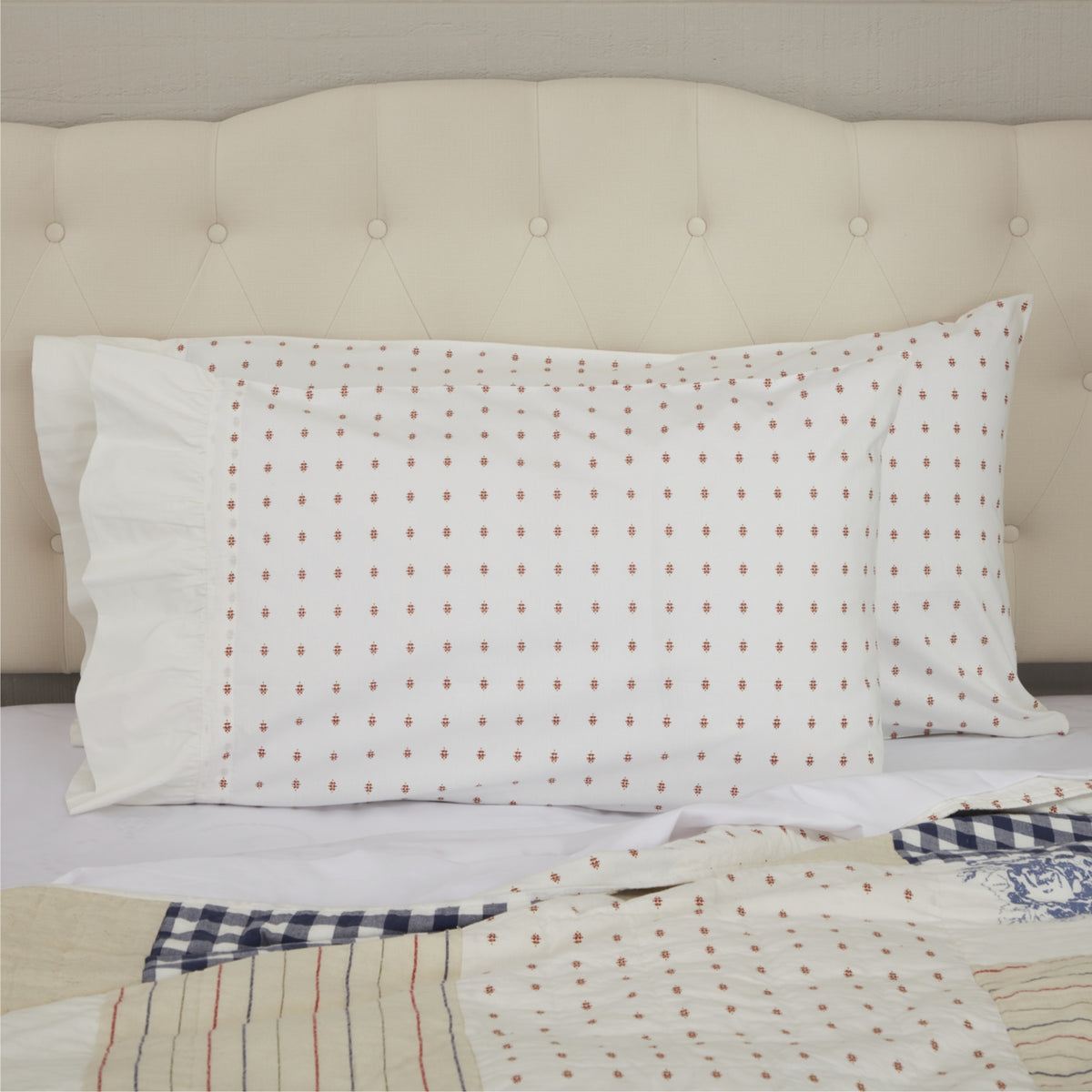 Abigail Standard Pillow Case Set of 2 +5