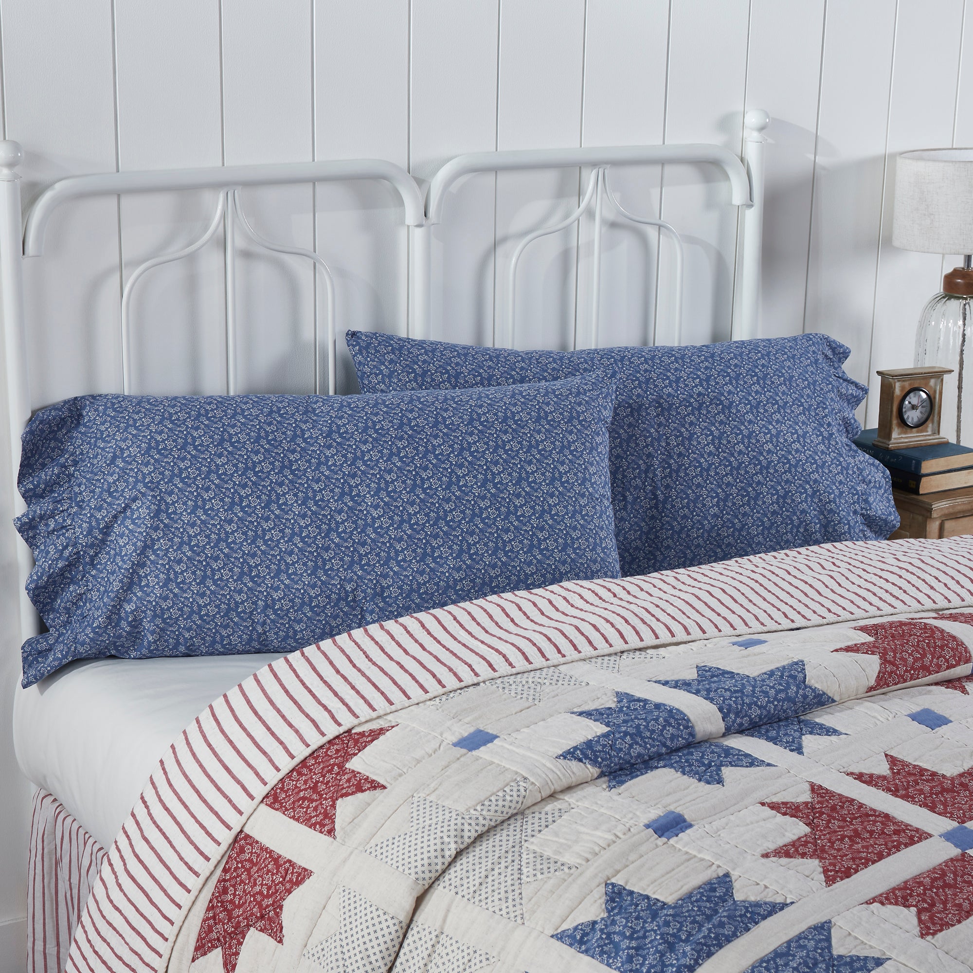 Celebration Ruffled King Pillow Case Set of 2 +4
