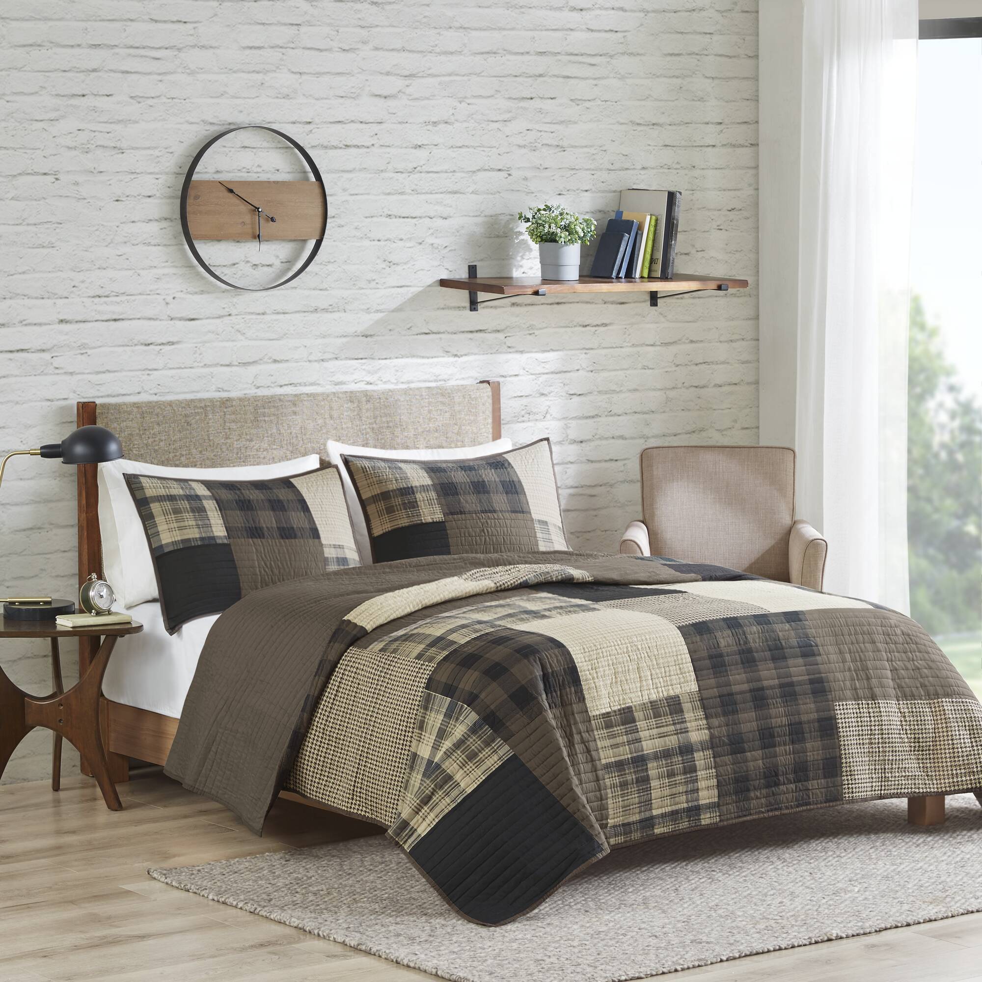 Winter Hills Oversized Cotton Quilt Set