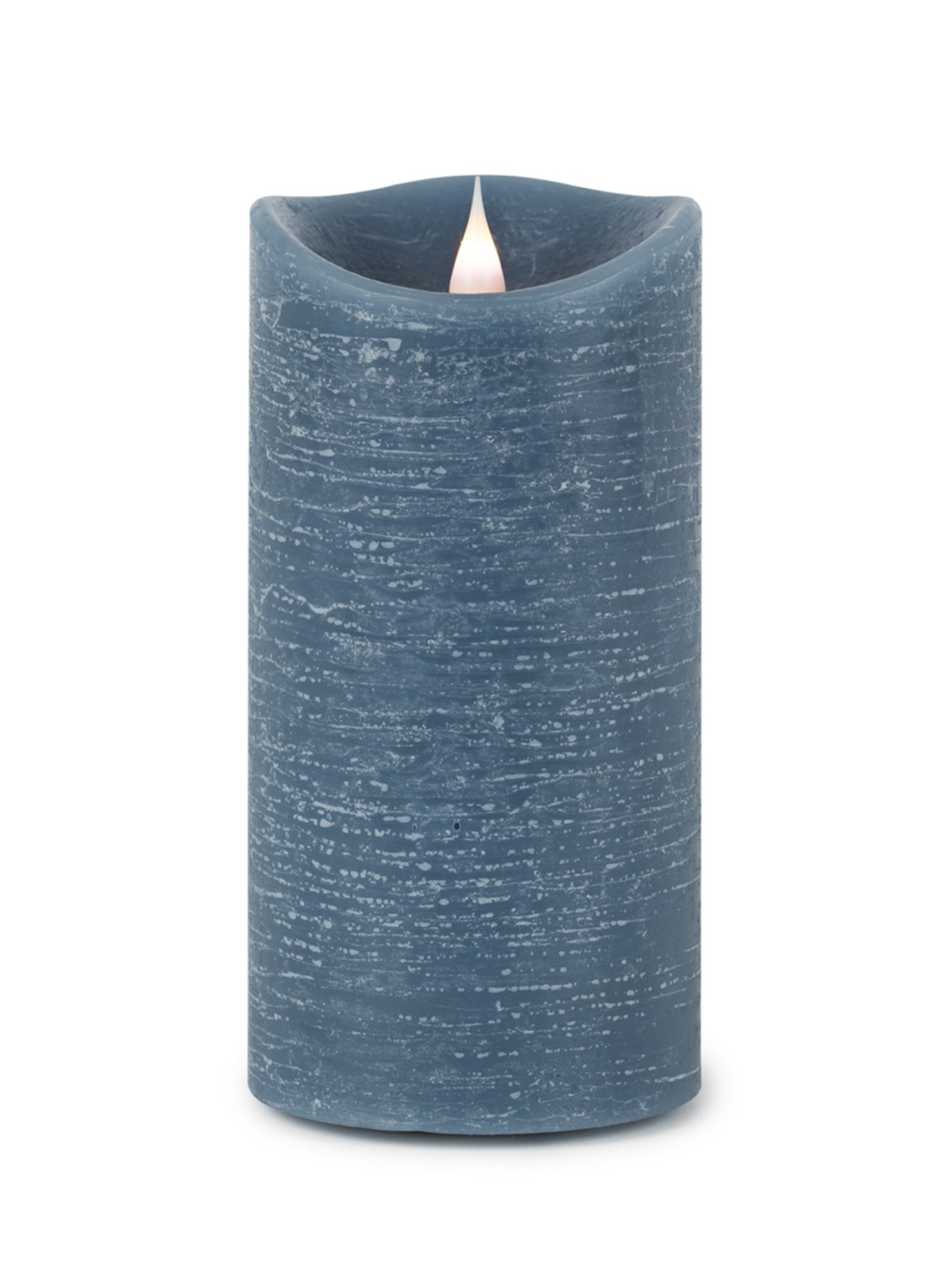 Simplux LED Designer Candle w/4 and 8 Hr Timer 3.5"D, 7.75"H Wax/ (Requires 2 C Batteries, No