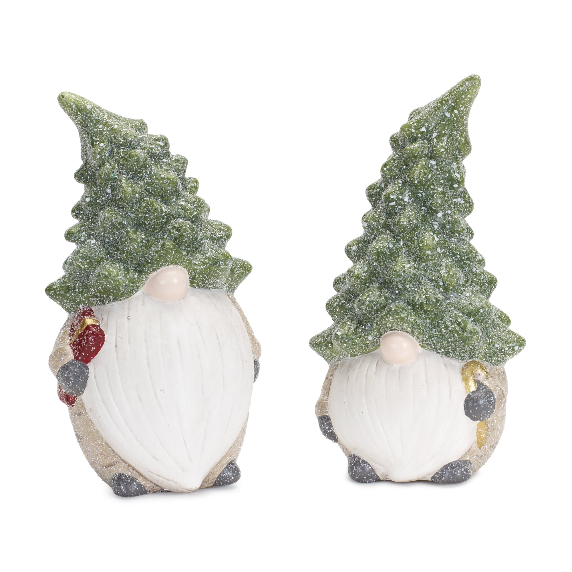 Gnome w/Tree Hat (2 Asst) 7”H Terra Cotta