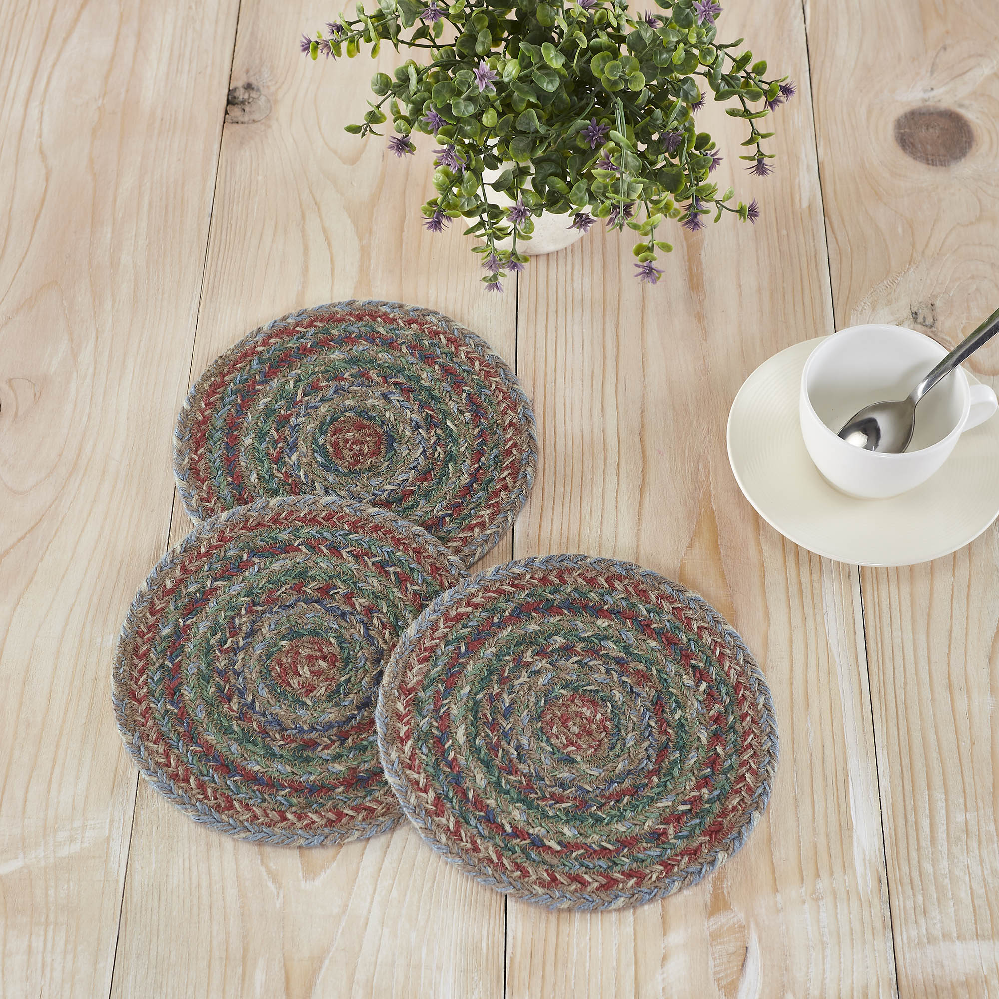 Multi Jute Trivet Set of 3