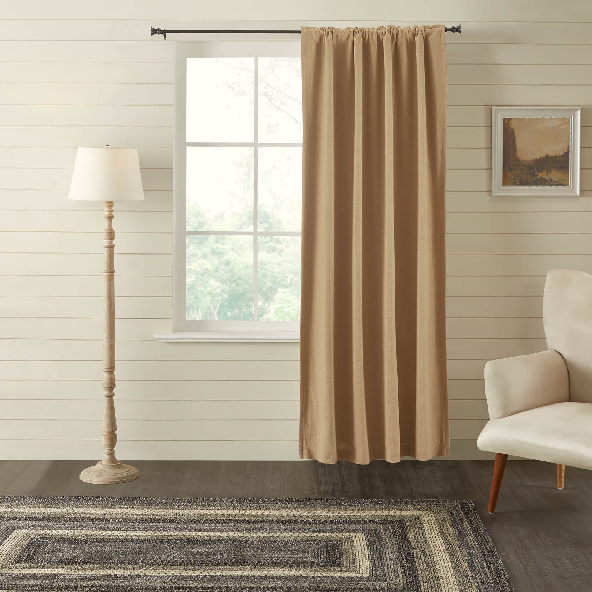 Burlap Natural Blackout Panel