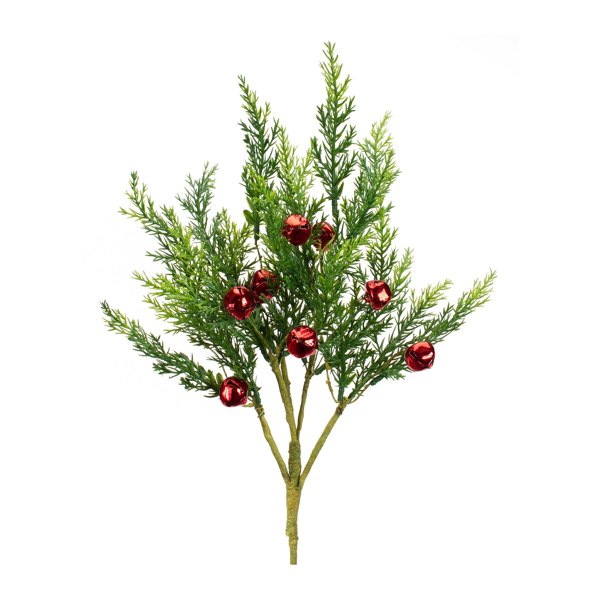 Pine Pick w/Bells 16.75”H
