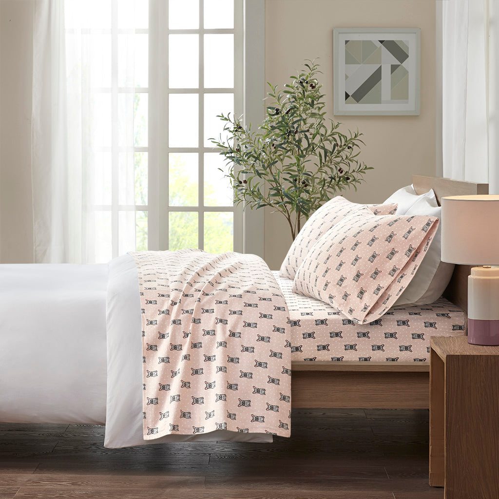 Cozy Flannel Printed Sheet Set