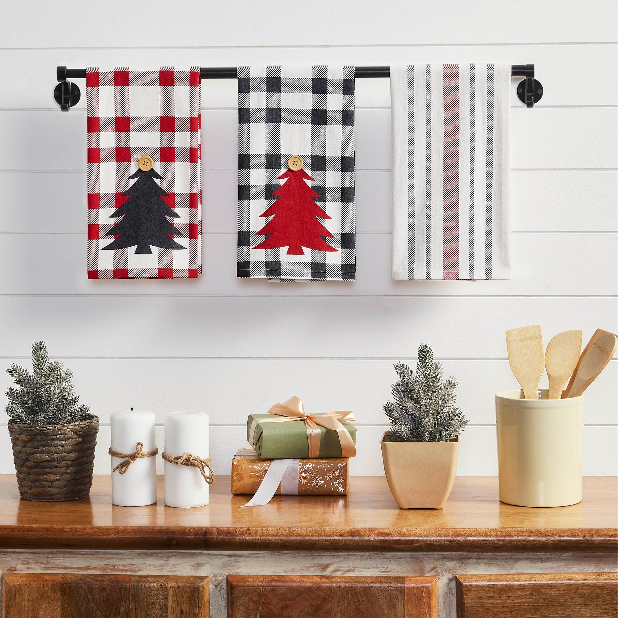 Gregor Plaid Tea Towel Set of 3