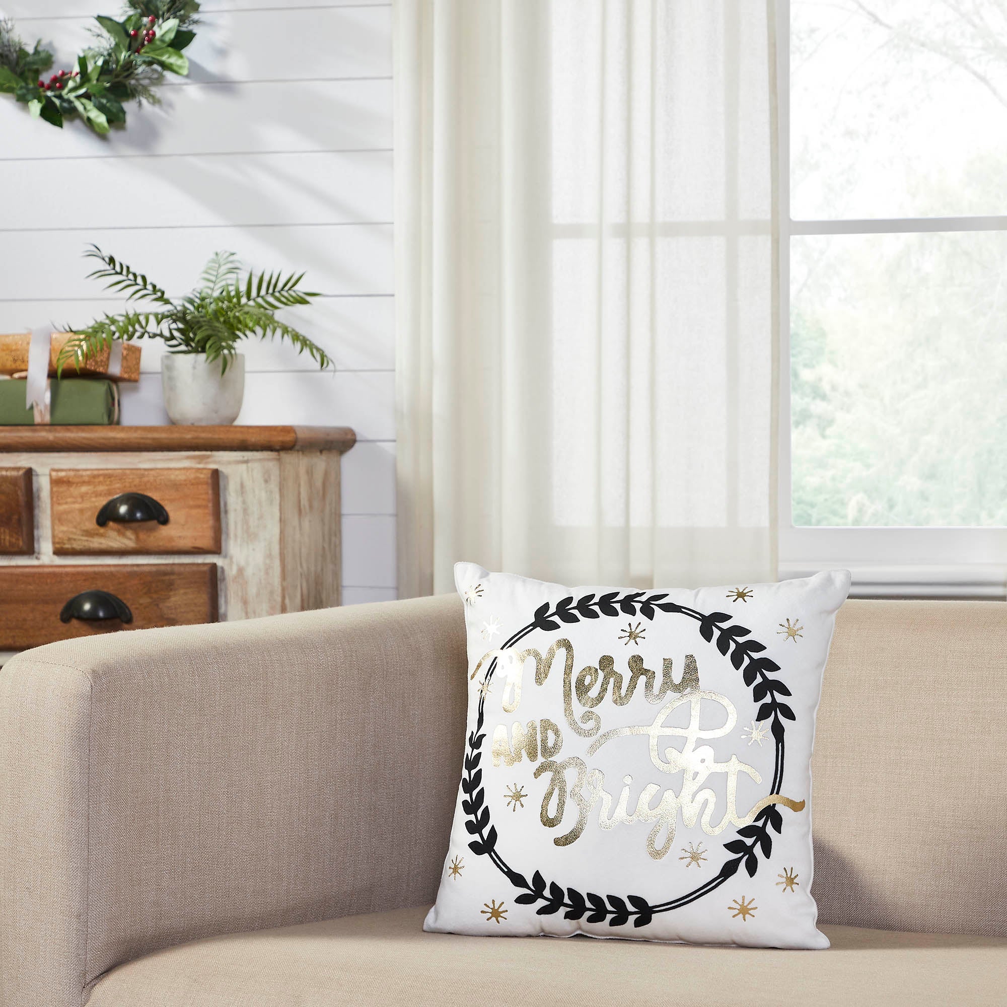 Wintergleam Merry and Bright Pillow