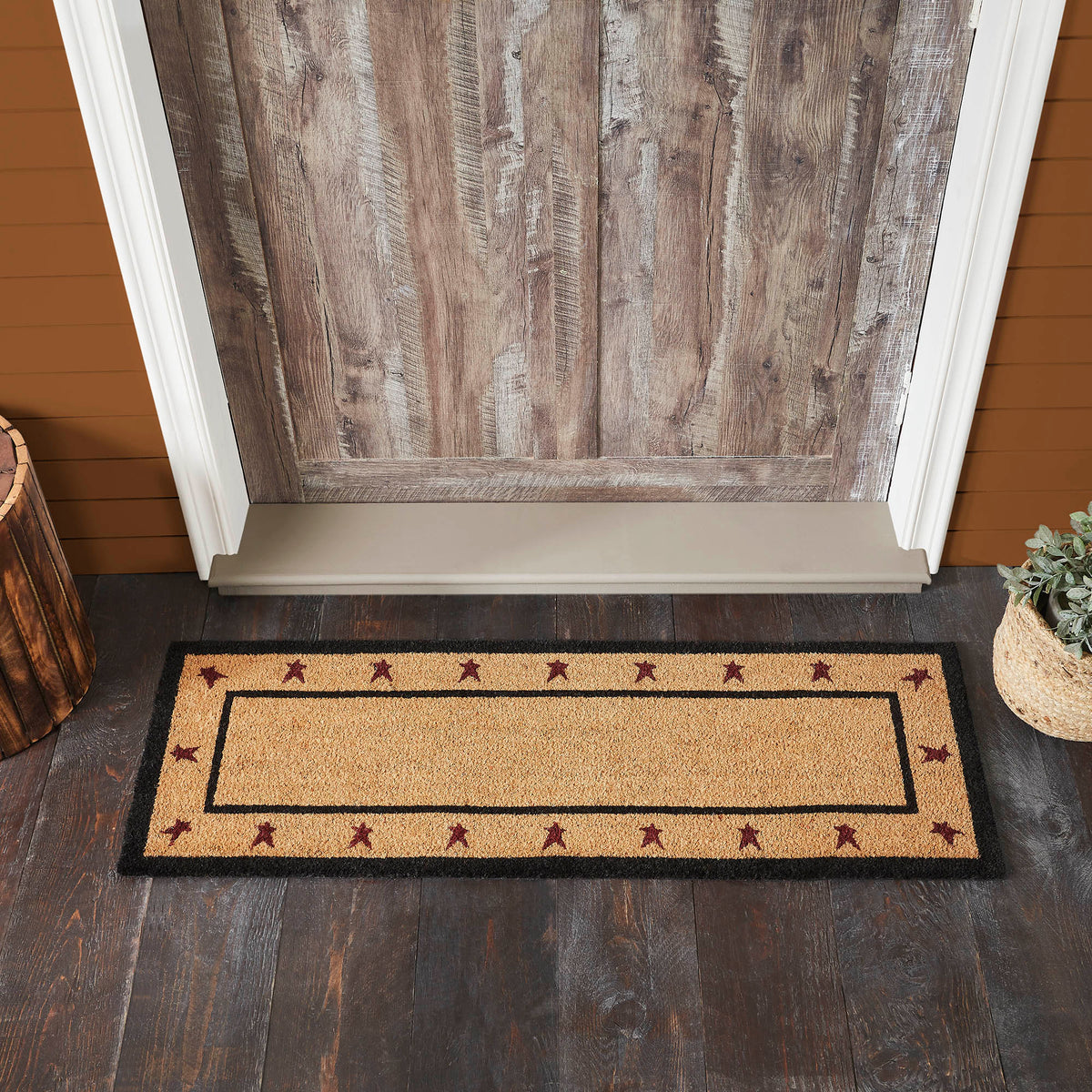 Connell Coir Rug Rect Stars 17x48