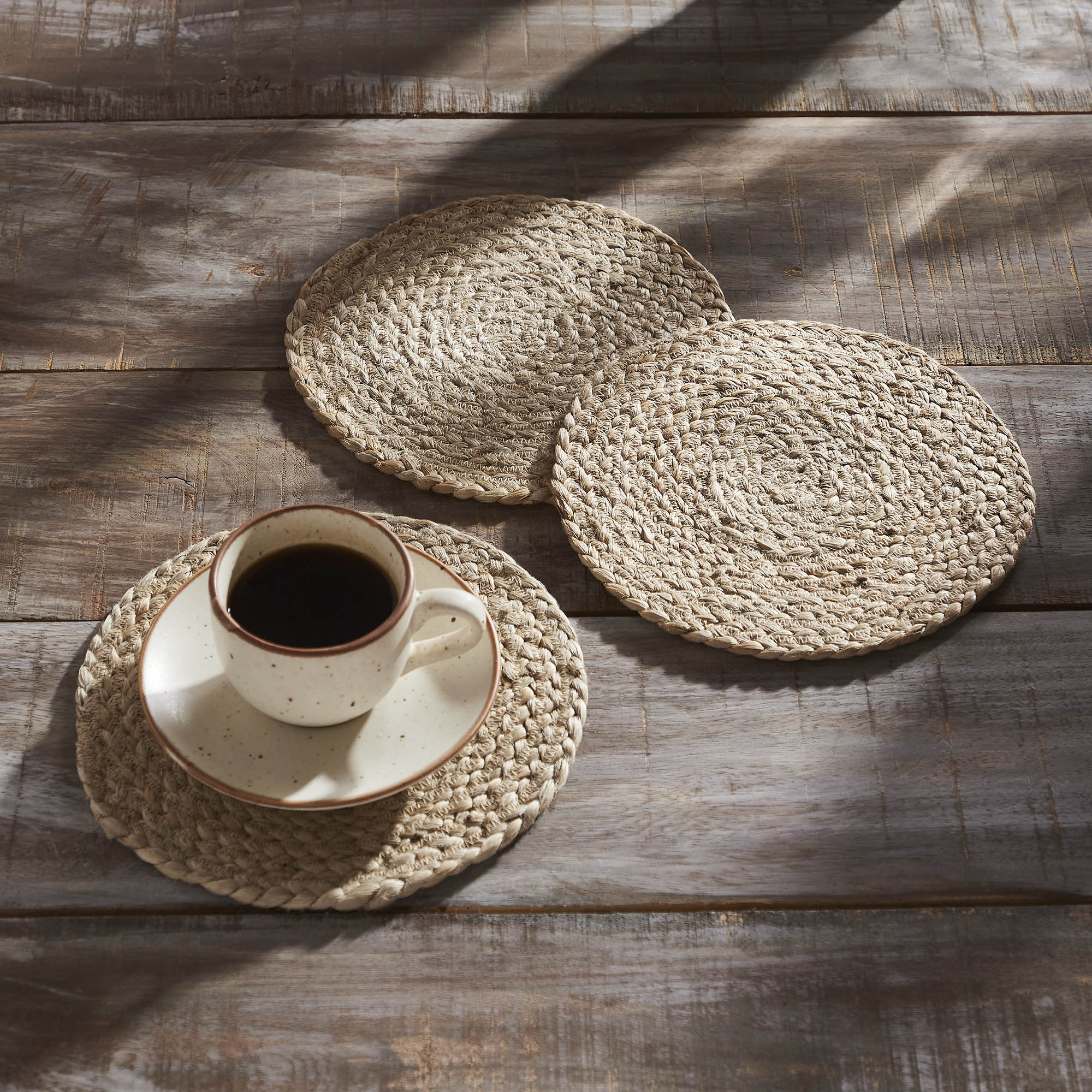 Natural Jute Trivet Set of 3